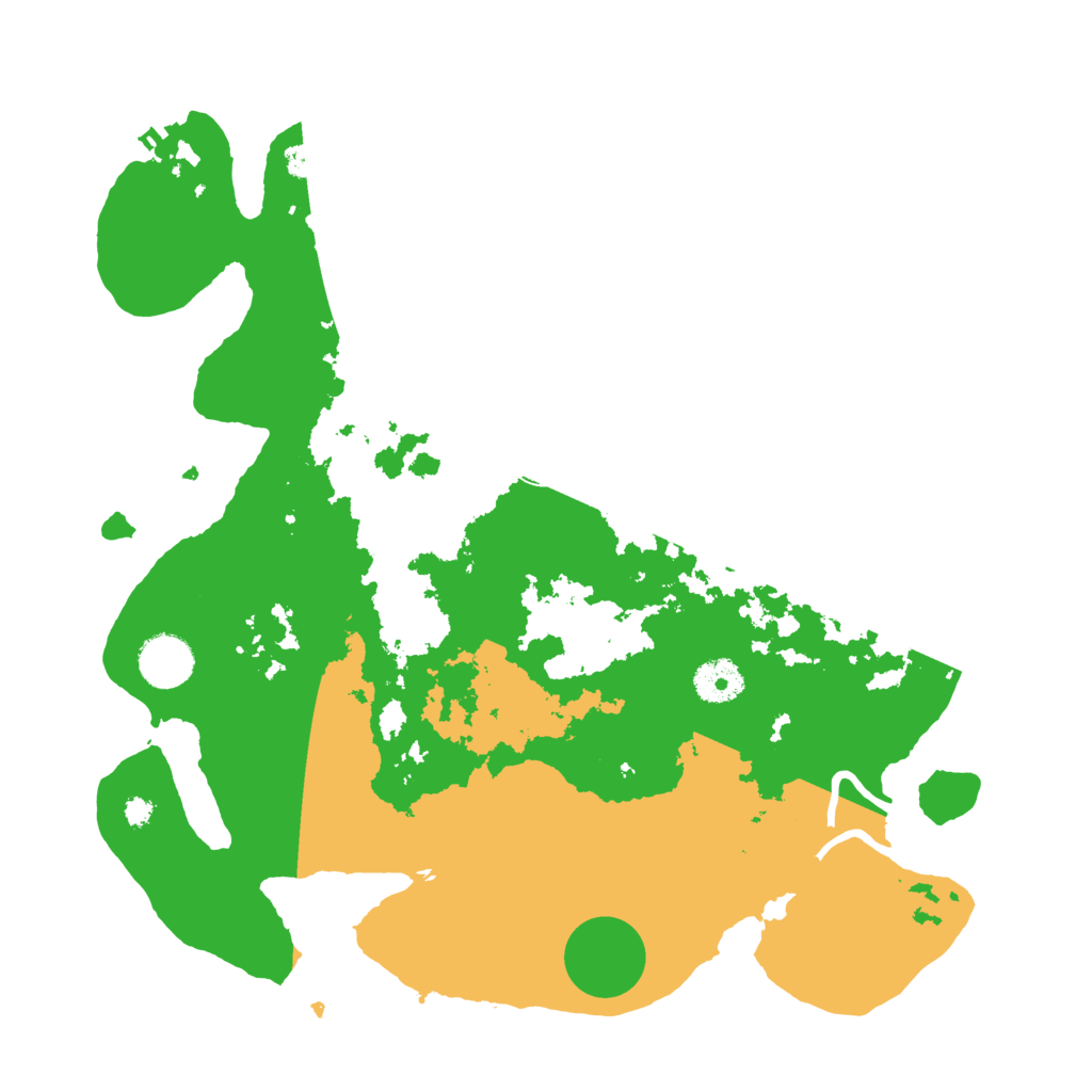 Biome Rust Map: Procedural Map, Size: 3550, Seed: 905193