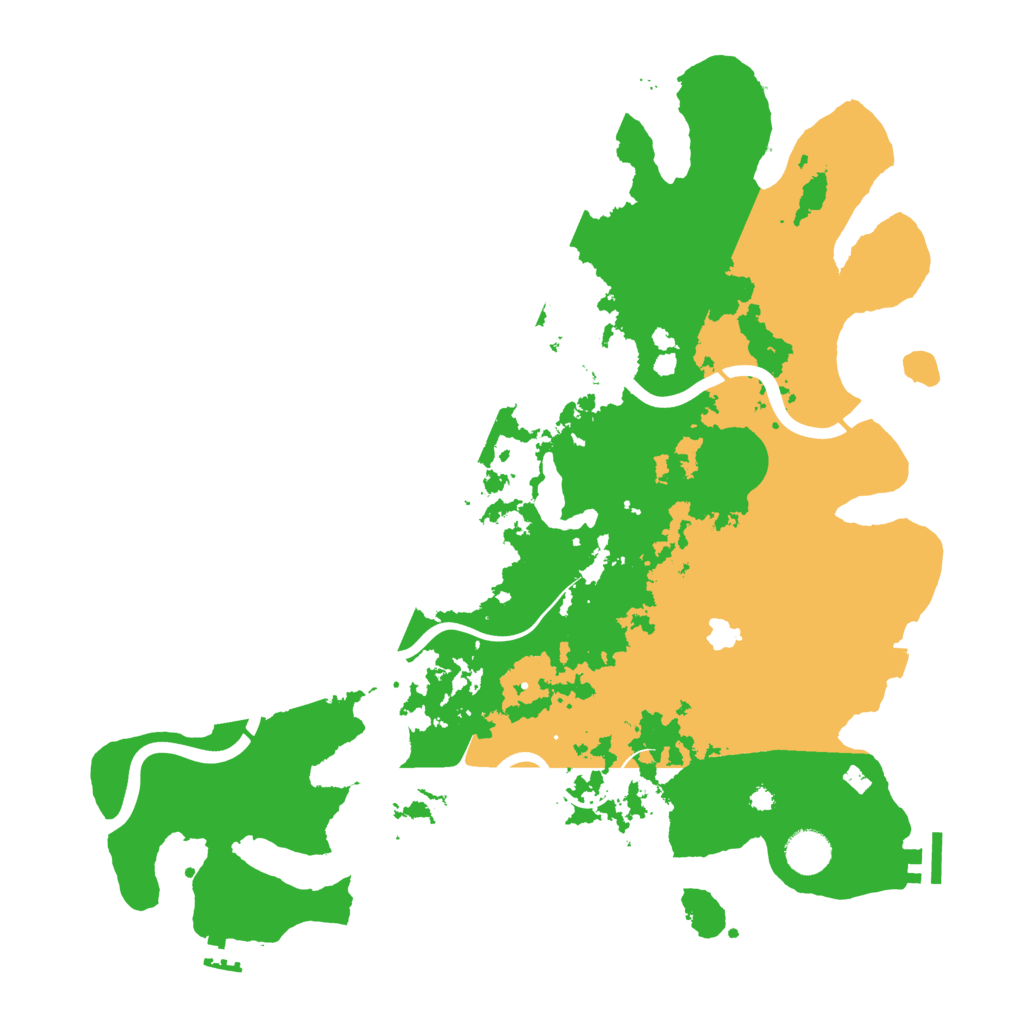 Biome Rust Map: Procedural Map, Size: 4000, Seed: 56362