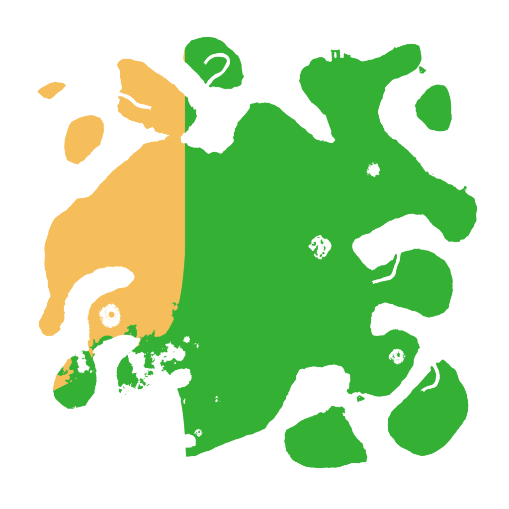 Biome Rust Map: Procedural Map, Size: 3500, Seed: 7676