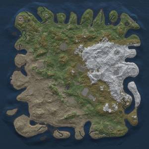 Thumbnail Rust Map: Procedural Map, Size: 4900, Seed: 1337, 20 Monuments