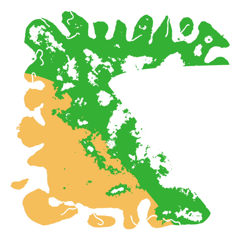 Biome Rust Map: Procedural Map, Size: 4900, Seed: 1337