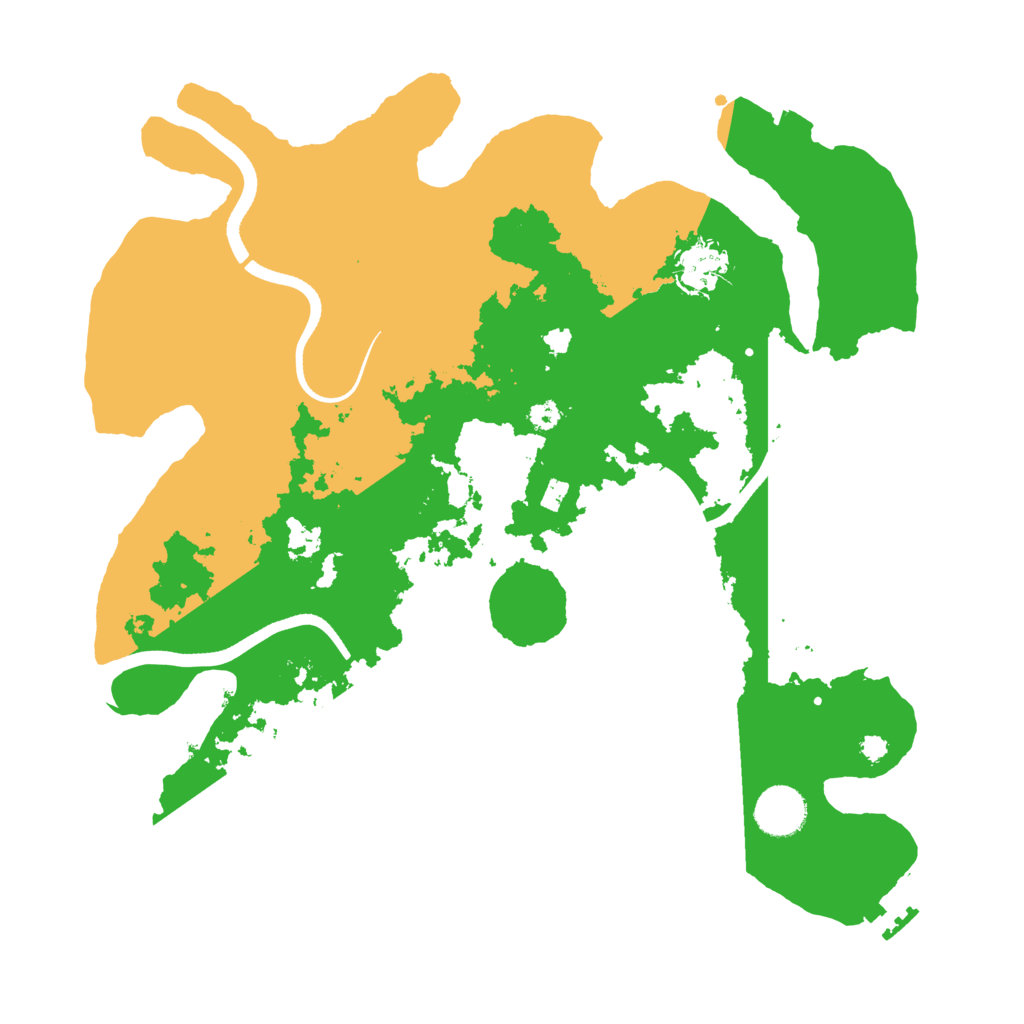 Biome Rust Map: Procedural Map, Size: 3550, Seed: 662948
