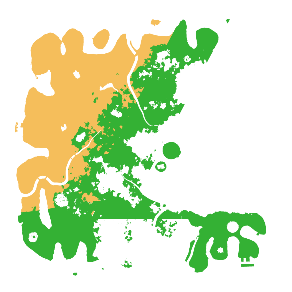 Biome Rust Map: Procedural Map, Size: 4500, Seed: 5555