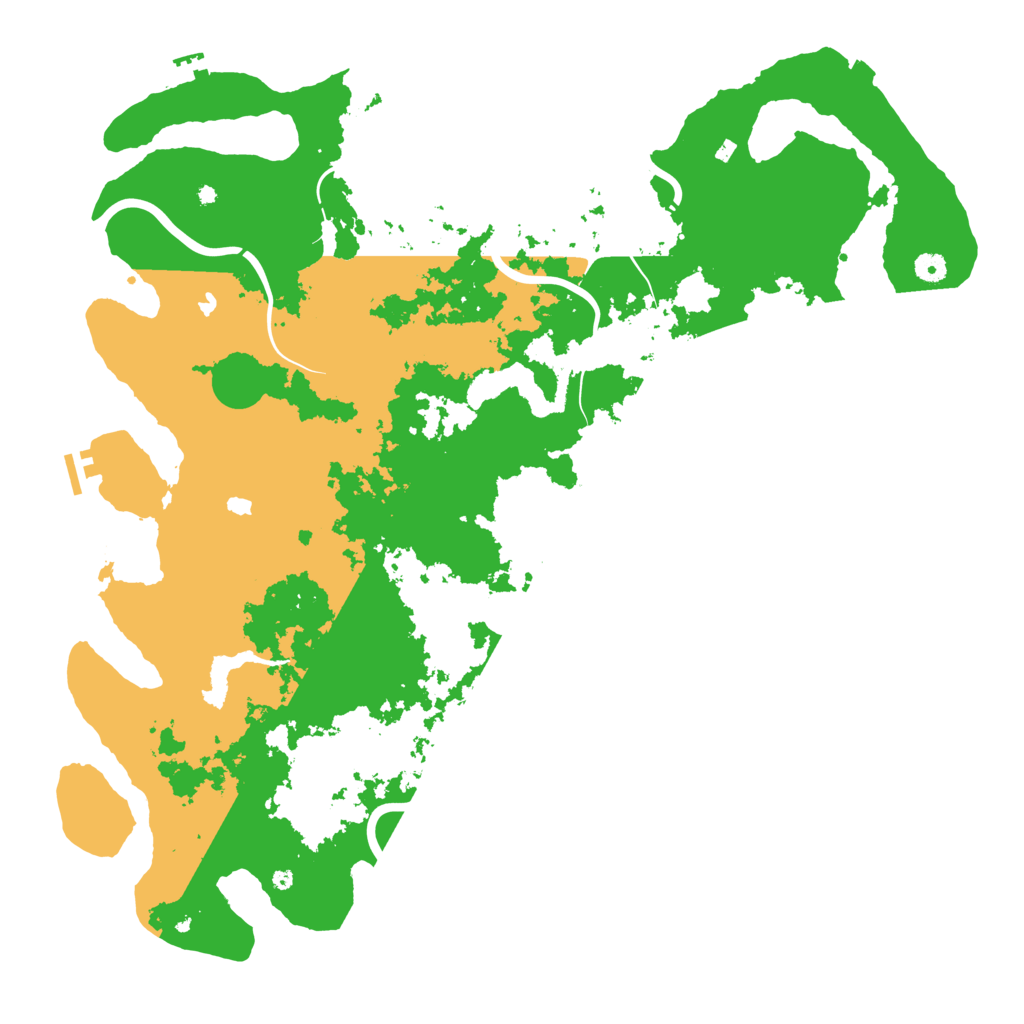 Biome Rust Map: Procedural Map, Size: 5000, Seed: 712372