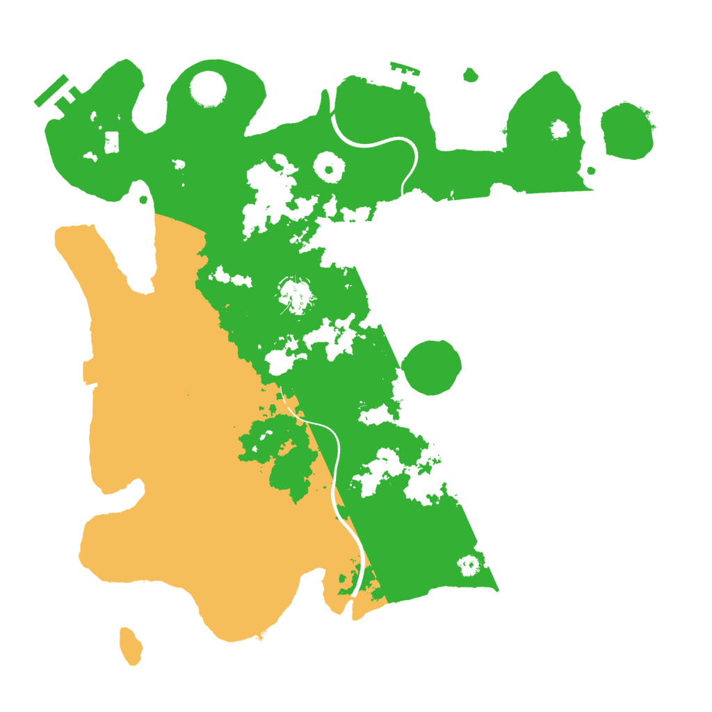 Biome Rust Map: Procedural Map, Size: 3500, Seed: 1604691101