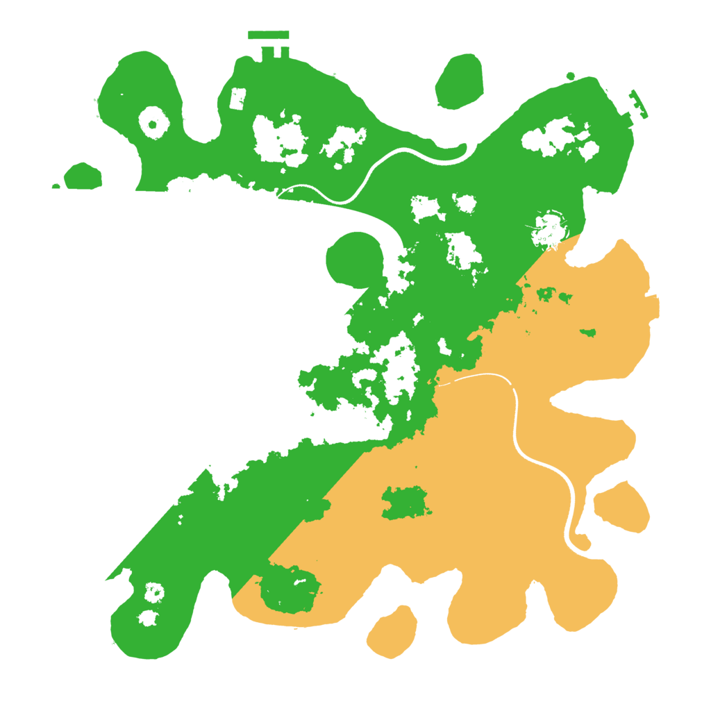 Biome Rust Map: Procedural Map, Size: 3500, Seed: 1906212771
