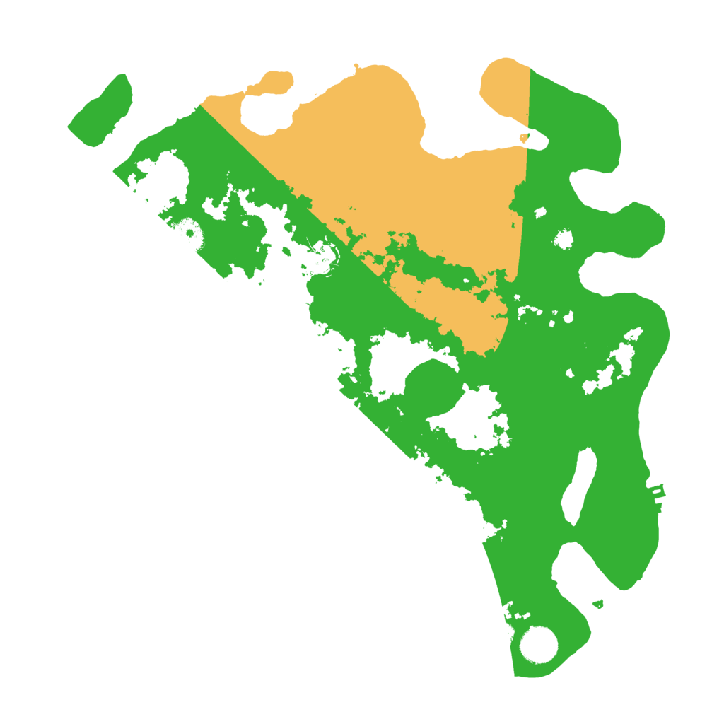 Biome Rust Map: Procedural Map, Size: 3500, Seed: 970256126