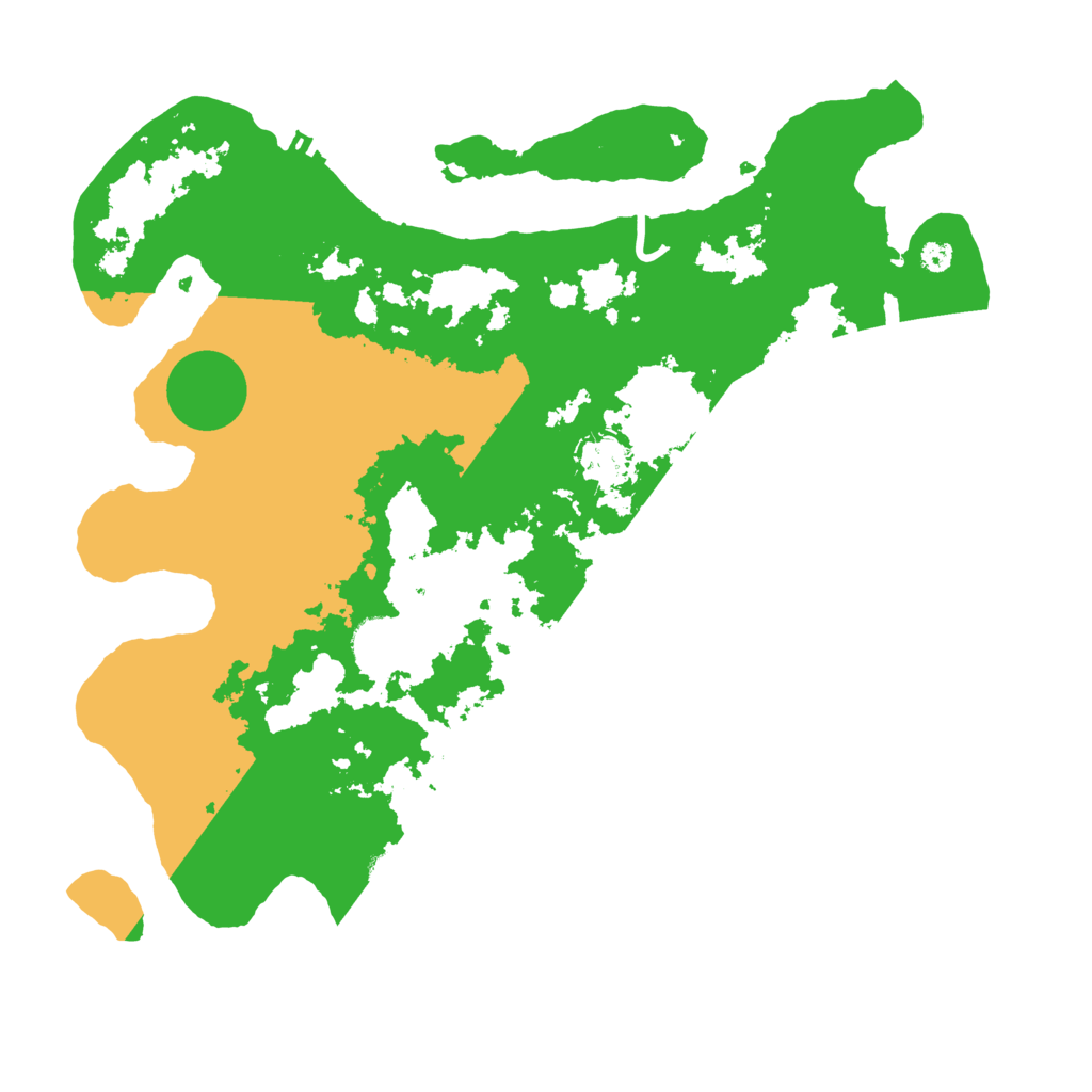 Biome Rust Map: Procedural Map, Size: 3600, Seed: 15272