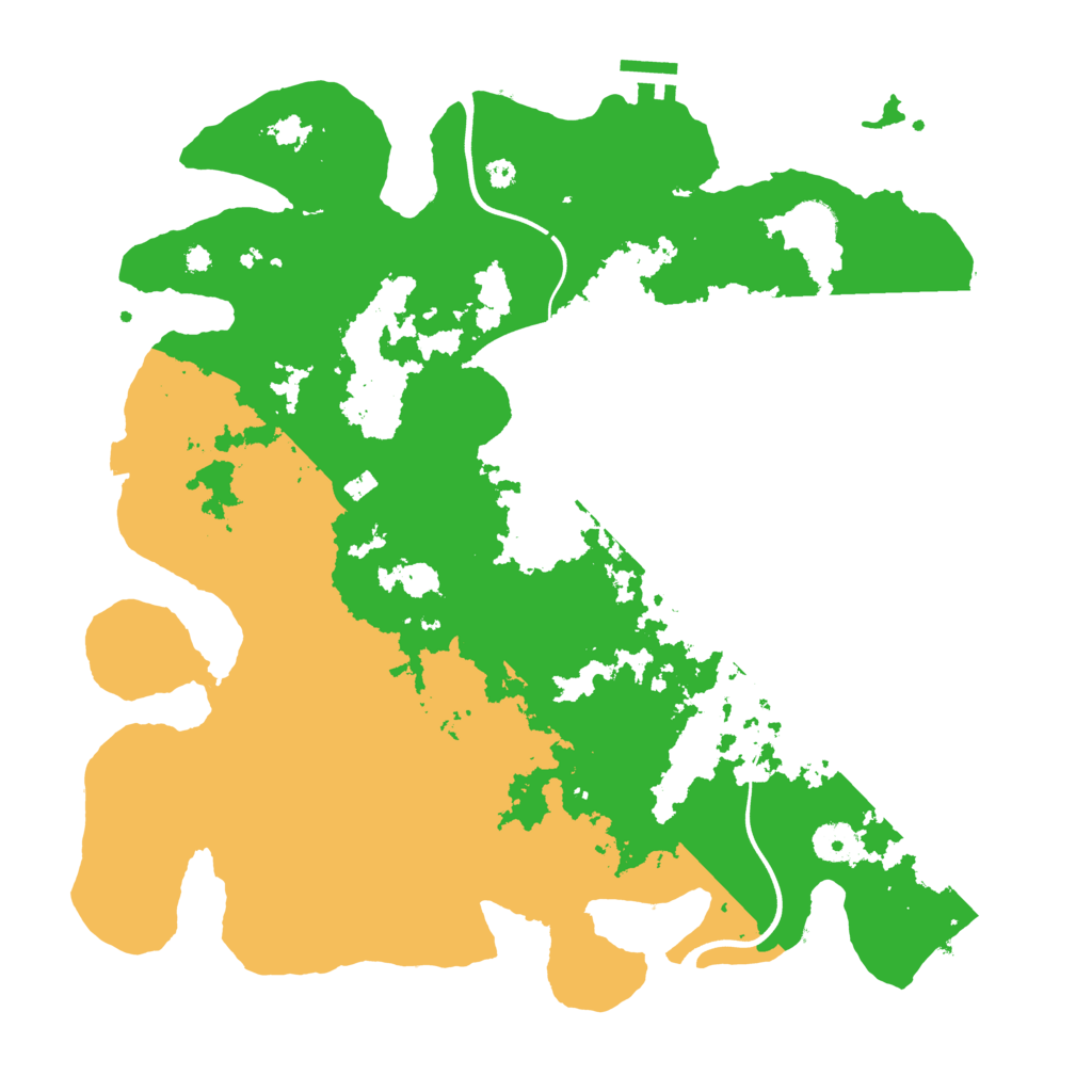 Biome Rust Map: Procedural Map, Size: 3850, Seed: 736481723