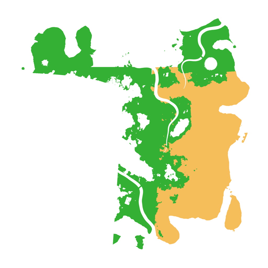 Biome Rust Map: Procedural Map, Size: 3750, Seed: 297772542