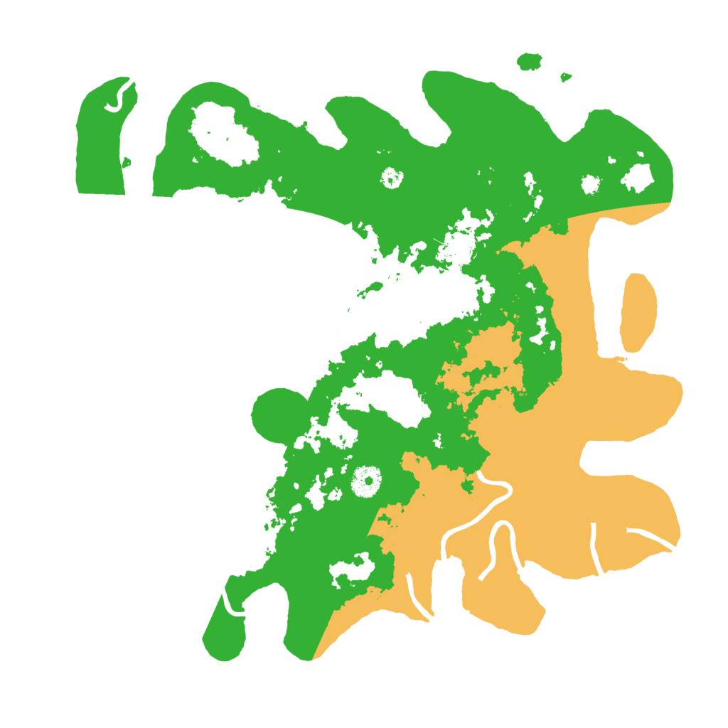 Biome Rust Map: Procedural Map, Size: 3500, Seed: 181225510