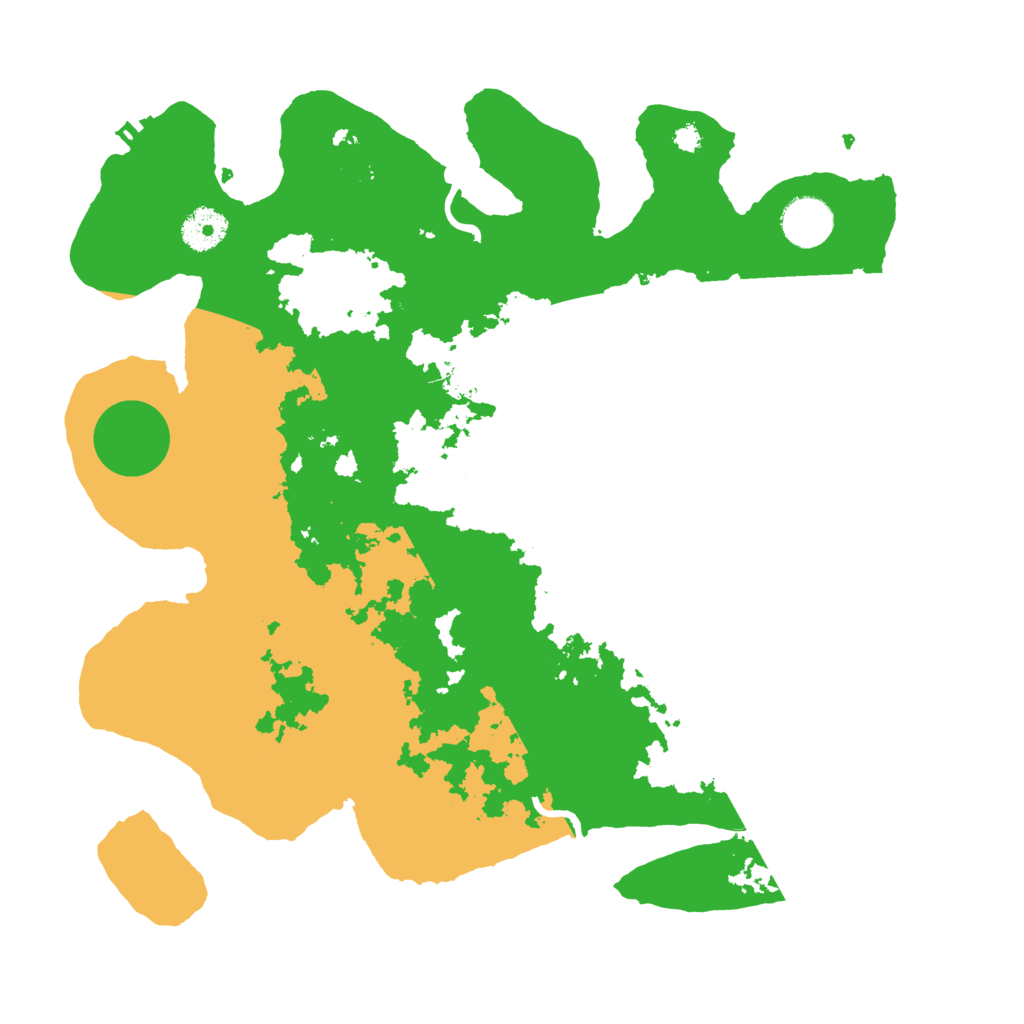 Biome Rust Map: Procedural Map, Size: 3550, Seed: 353254