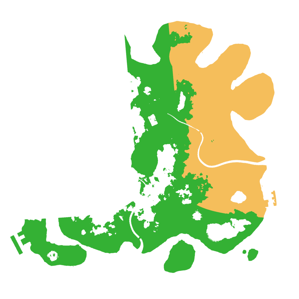 Biome Rust Map: Procedural Map, Size: 3000, Seed: 256