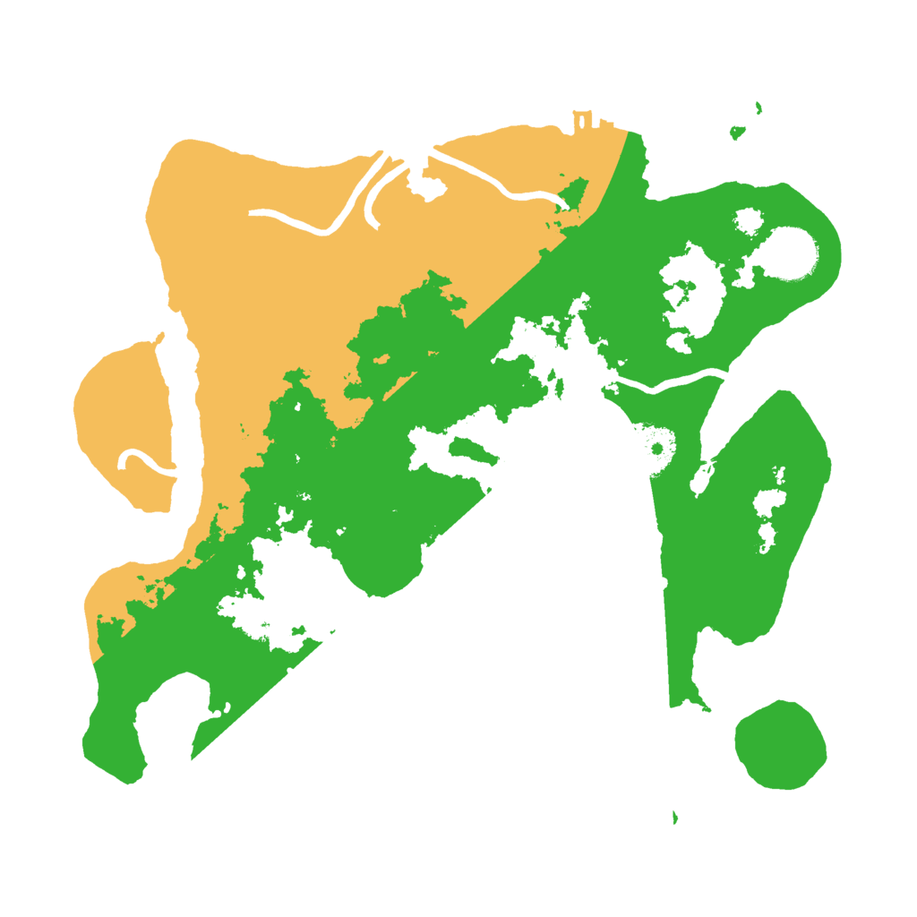 Biome Rust Map: Procedural Map, Size: 3000, Seed: 1117425154