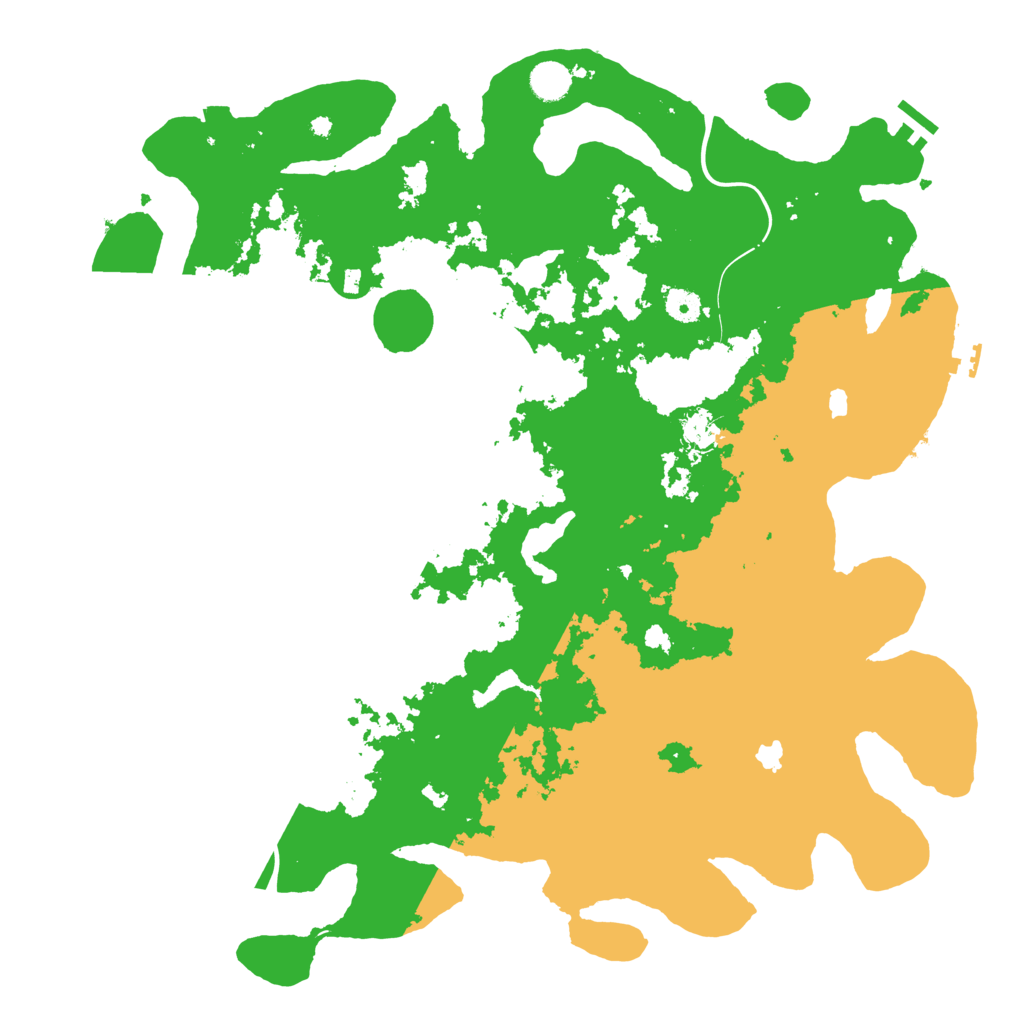Biome Rust Map: Procedural Map, Size: 4500, Seed: 13344