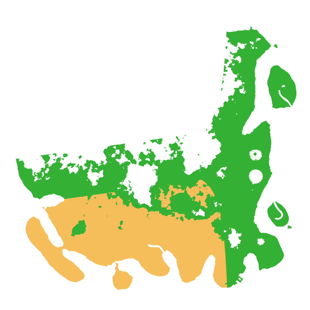 Biome Rust Map: Procedural Map, Size: 4000, Seed: 56643