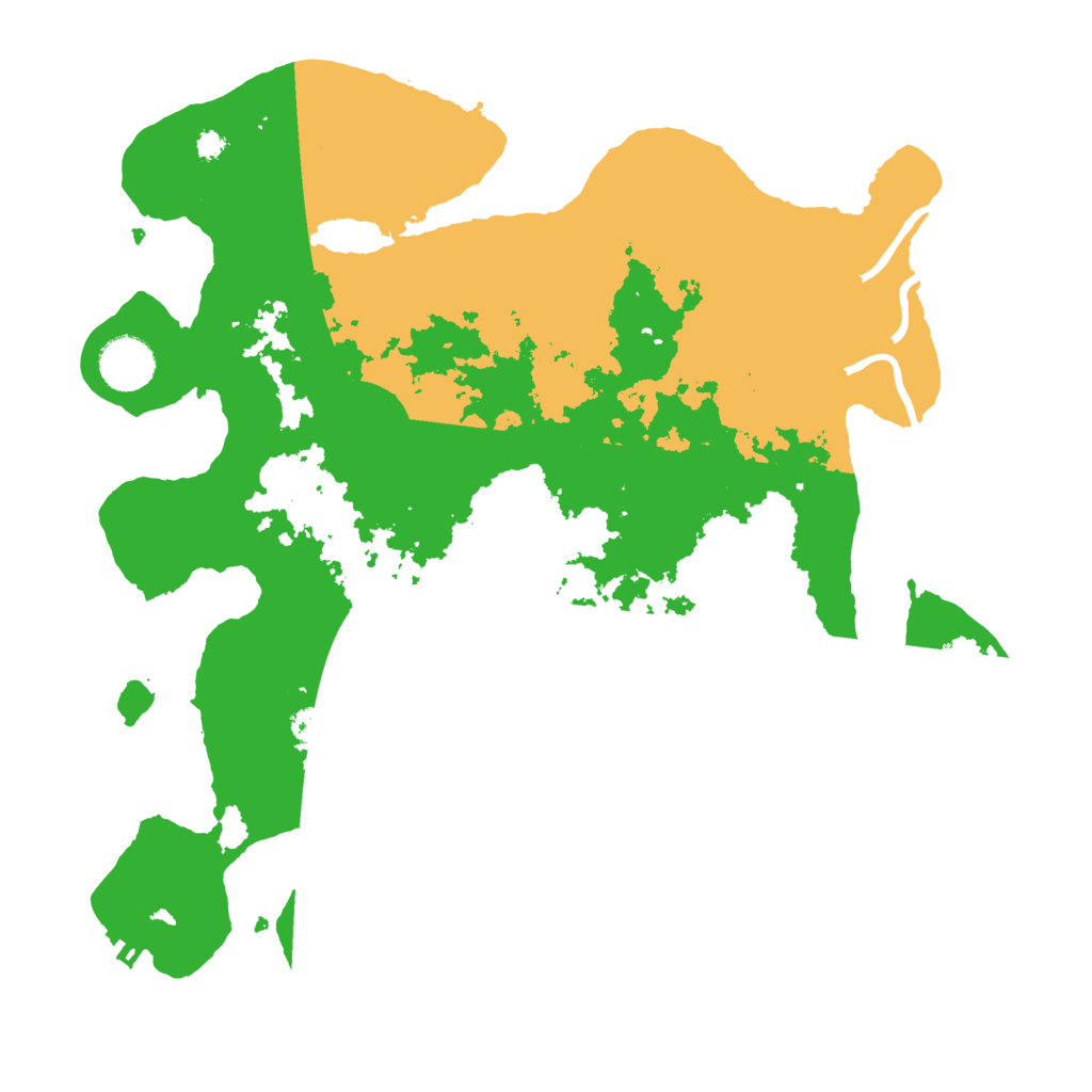 Biome Rust Map: Procedural Map, Size: 3500, Seed: 118