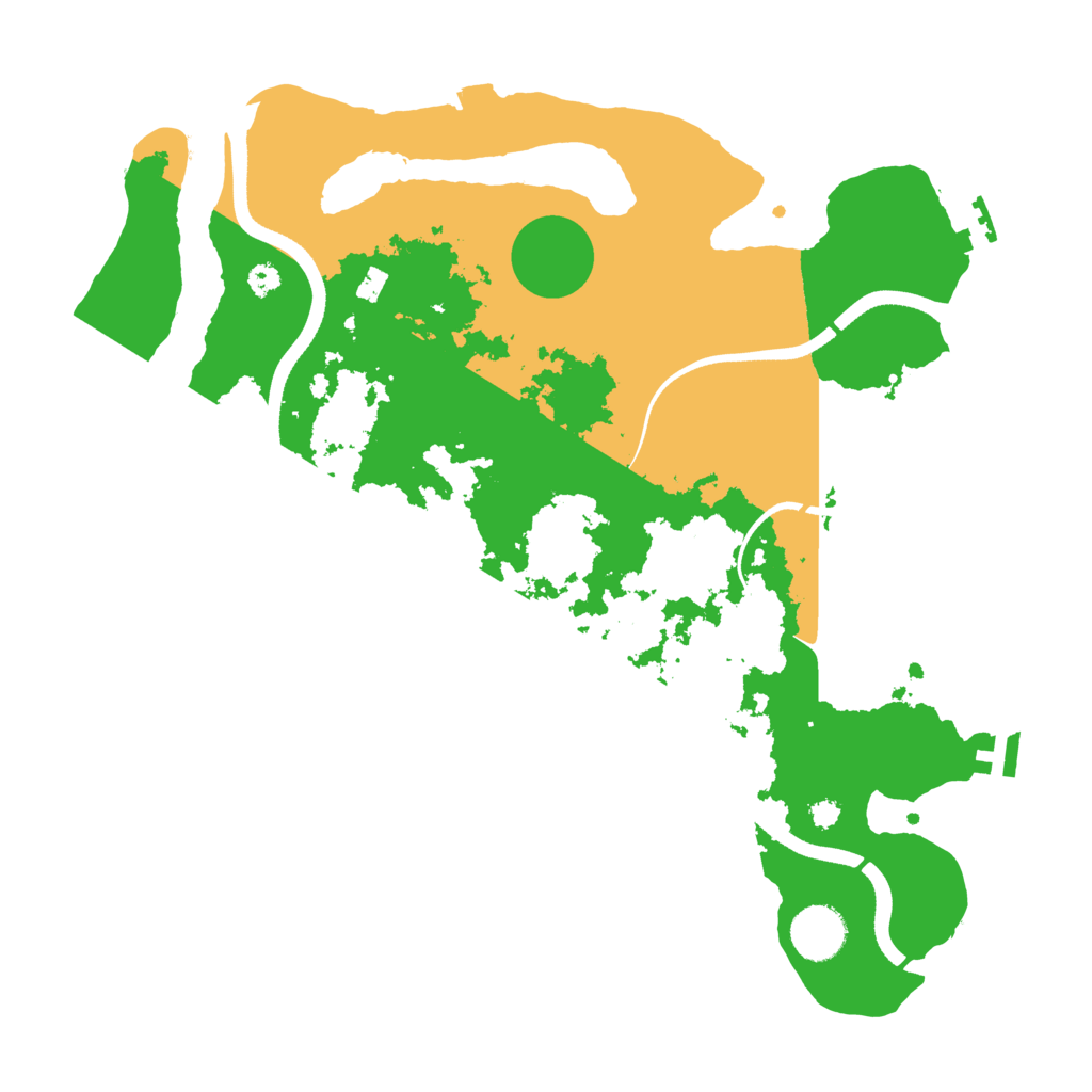 Biome Rust Map: Procedural Map, Size: 3500, Seed: 79493641