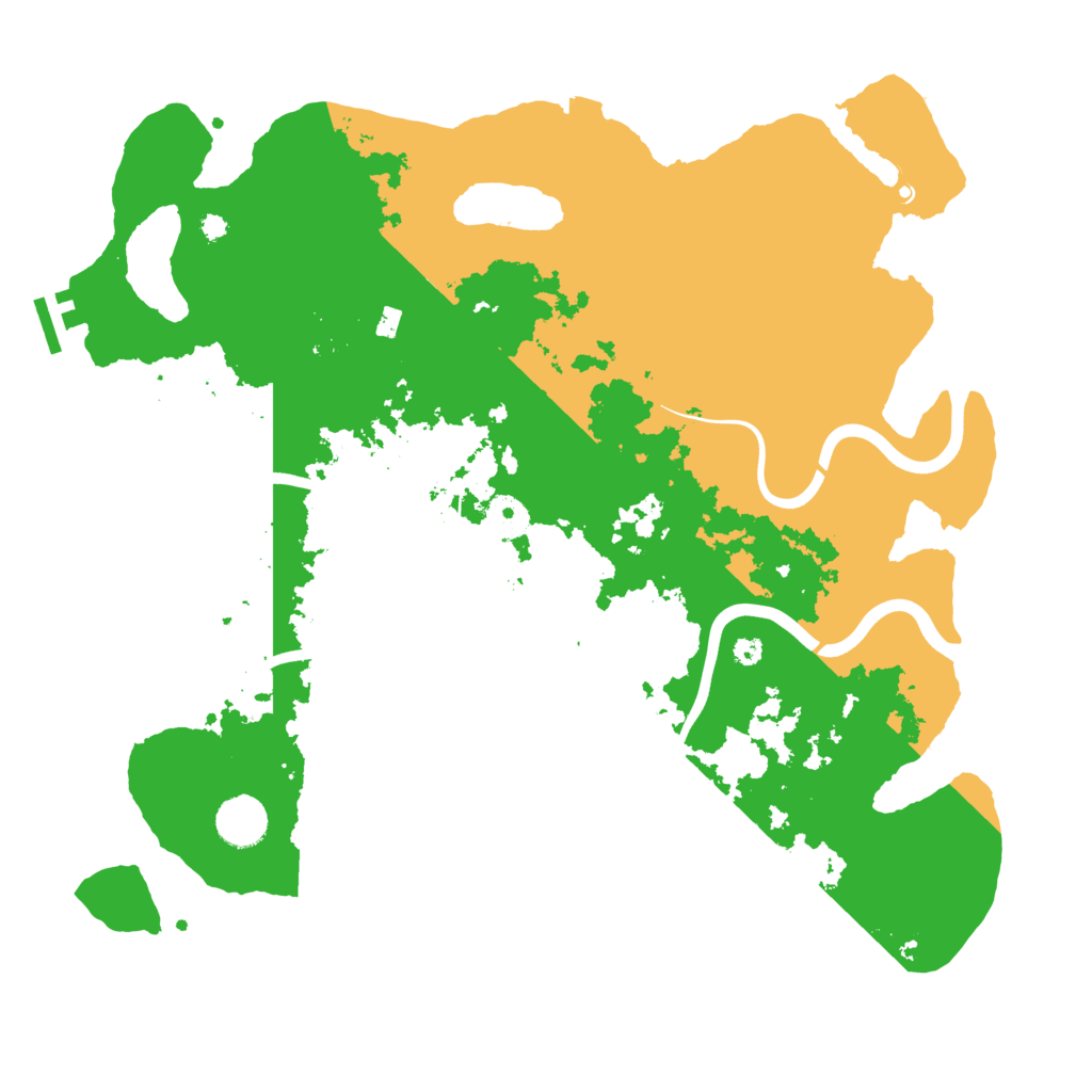 Biome Rust Map: Procedural Map, Size: 3850, Seed: 19653