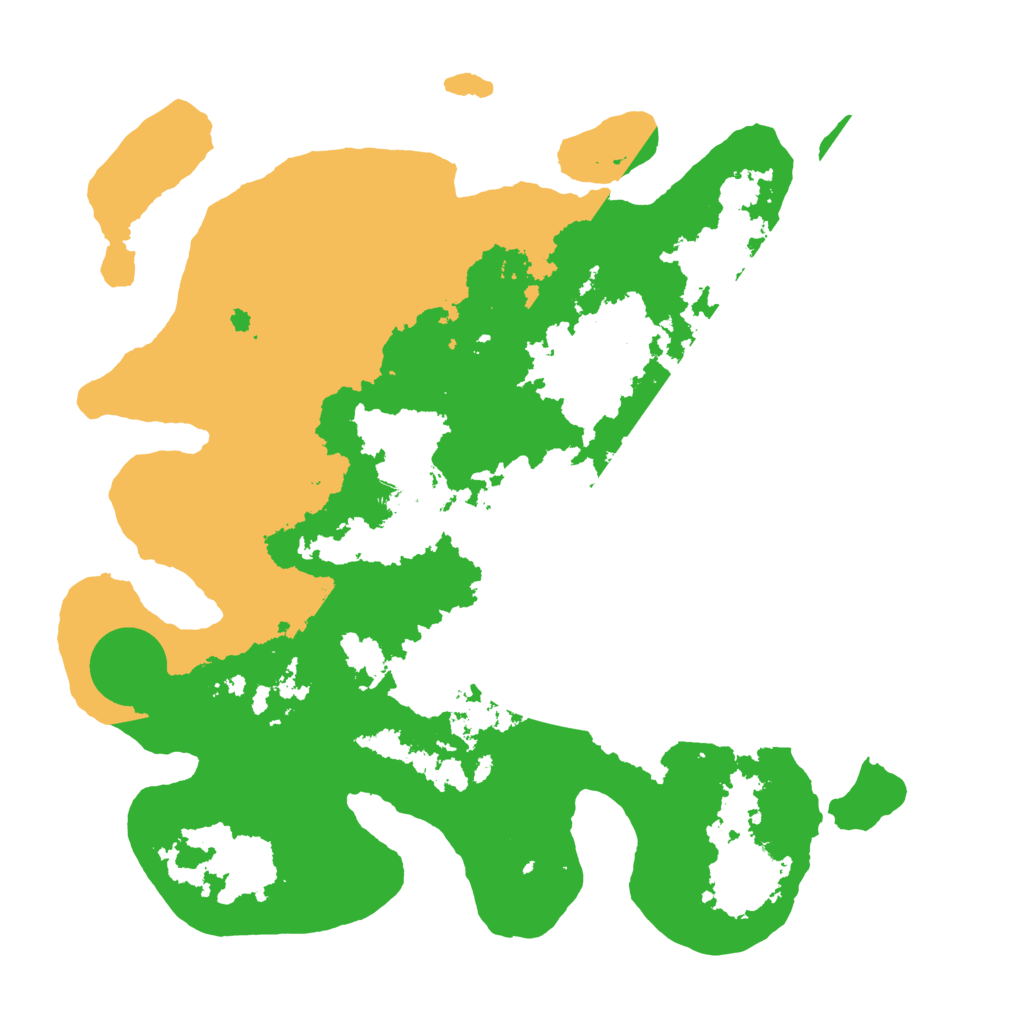 Biome Rust Map: Barren, Size: 3500, Seed: 5034