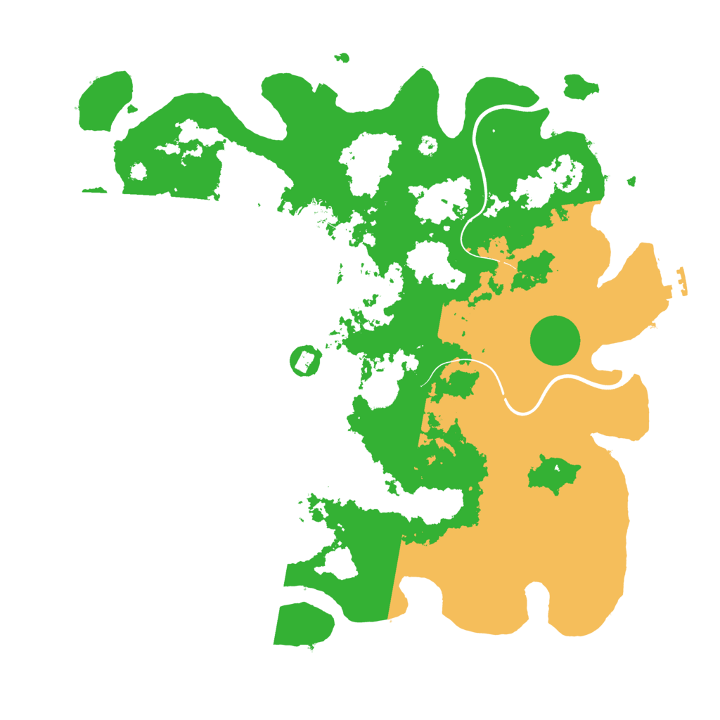 Biome Rust Map: Procedural Map, Size: 3800, Seed: 185