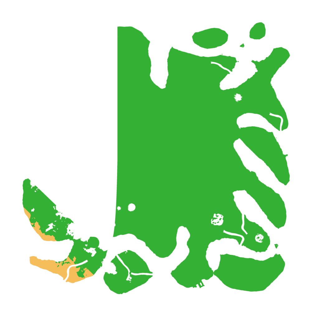 Biome Rust Map: Procedural Map, Size: 3800, Seed: 362531590