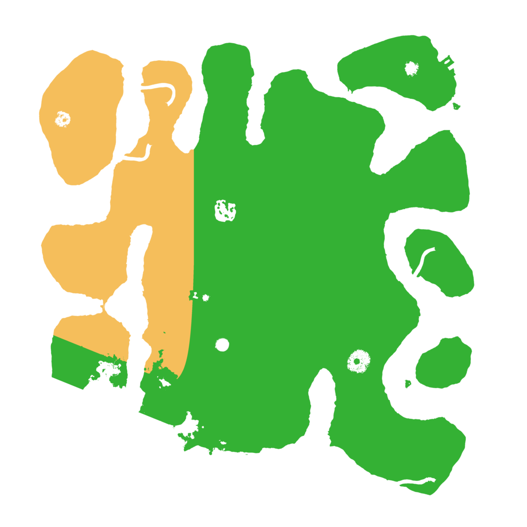 Biome Rust Map: Procedural Map, Size: 3500, Seed: 164844588