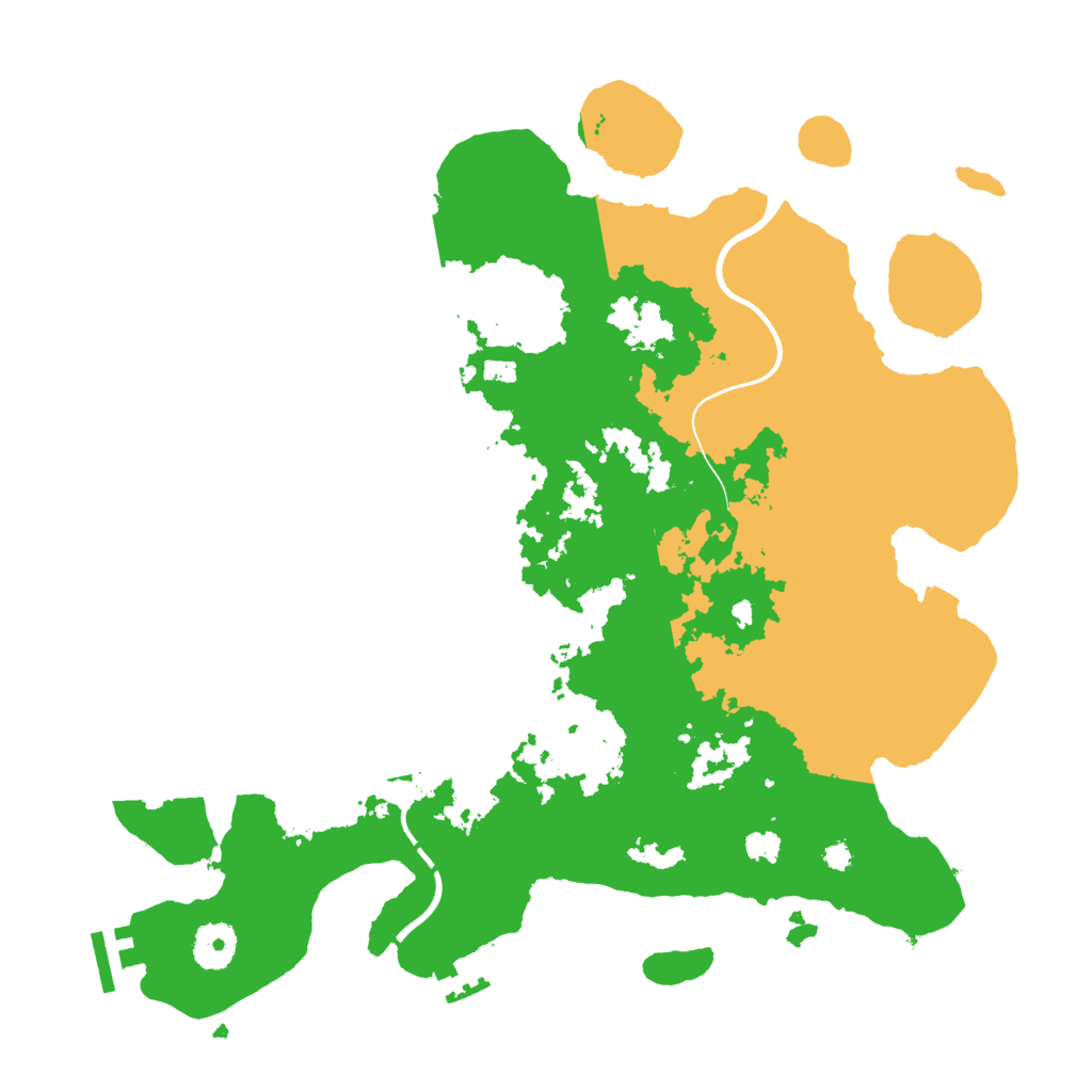Biome Rust Map: Procedural Map, Size: 3600, Seed: 1490292149