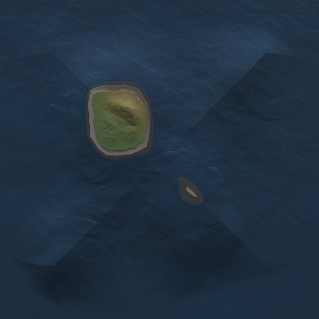 Rust Map: Barren, Size: 1000, Seed: 926986, 2 Monuments