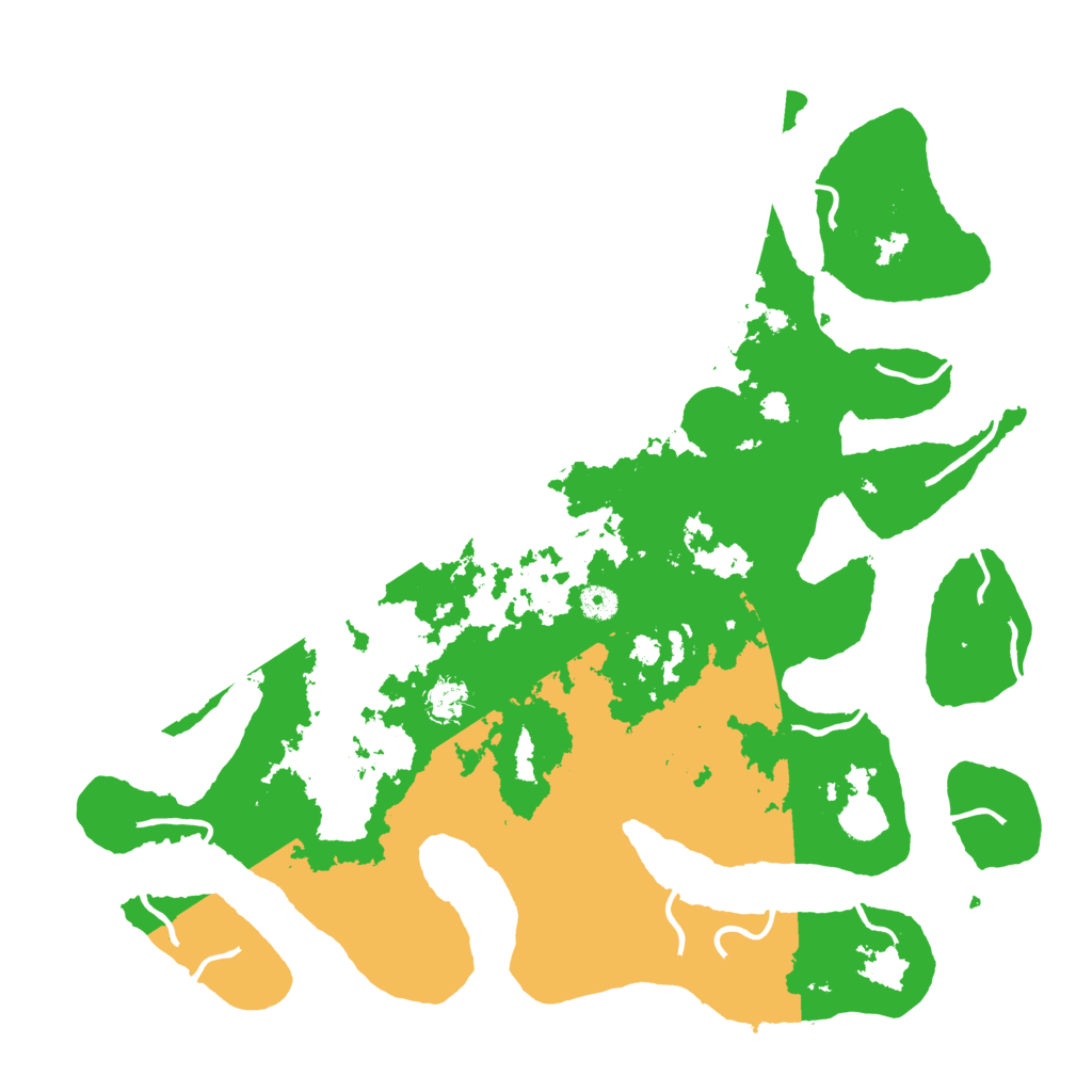 Biome Rust Map: Procedural Map, Size: 4500, Seed: 52