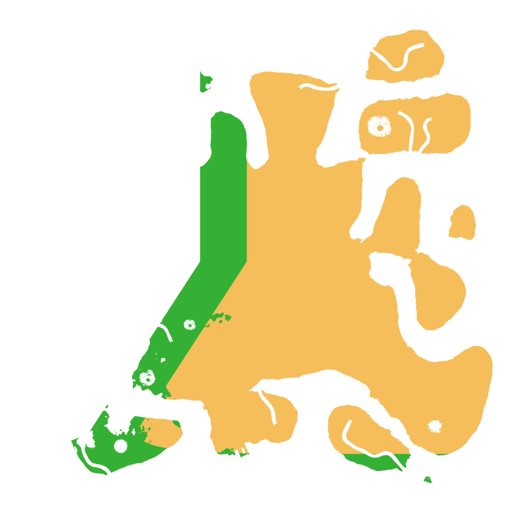 Biome Rust Map: Procedural Map, Size: 3500, Seed: 621695