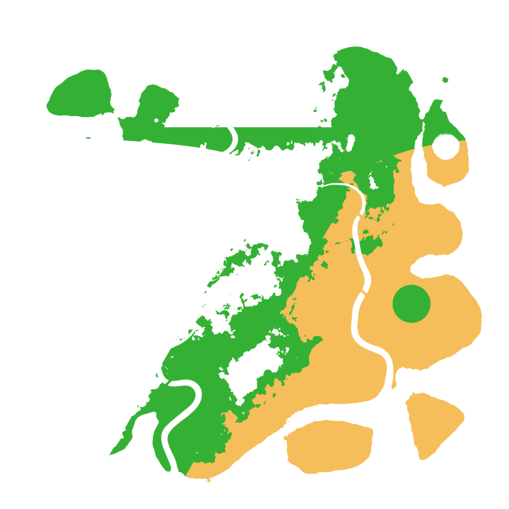 Biome Rust Map: Procedural Map, Size: 3550, Seed: 14193