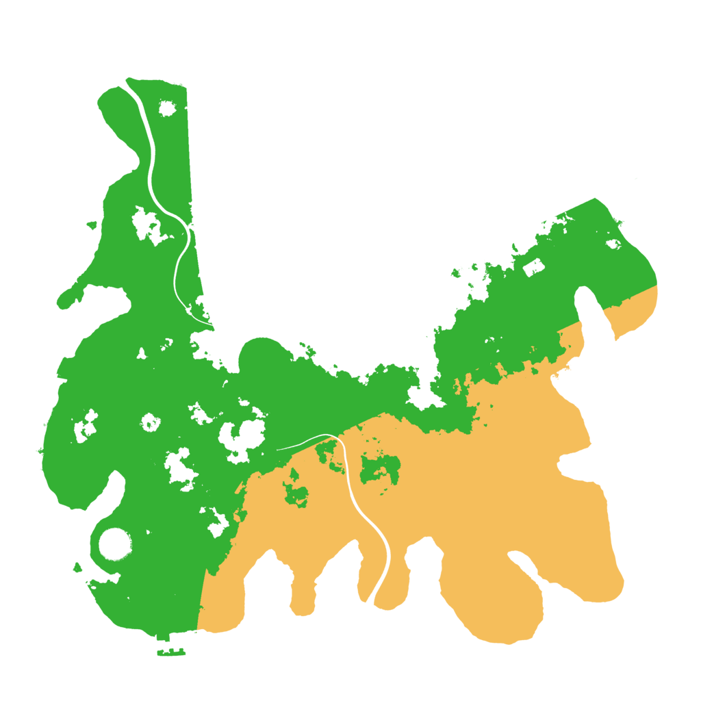 Biome Rust Map: Procedural Map, Size: 3800, Seed: 1258500177