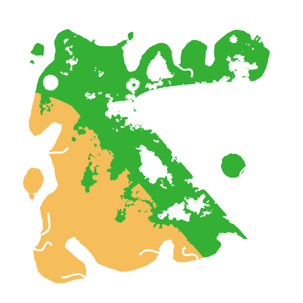 Biome Rust Map: Procedural Map, Size: 3500, Seed: 45687912
