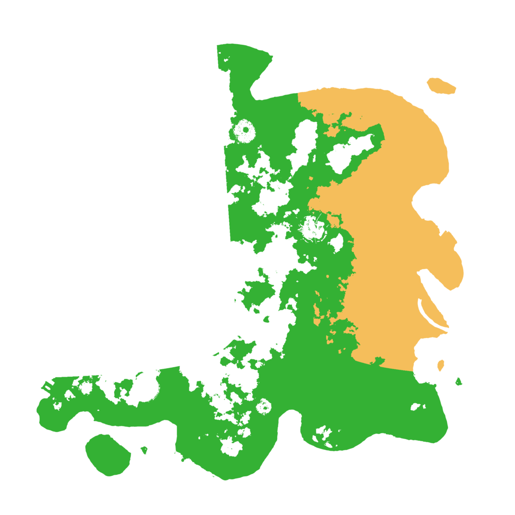 Biome Rust Map: Procedural Map, Size: 3550, Seed: 578303