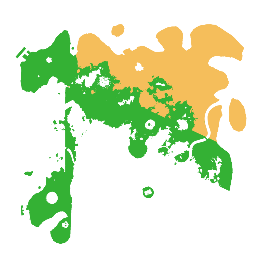 Biome Rust Map: Procedural Map, Size: 4000, Seed: 80476