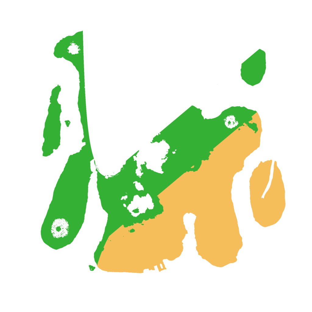 Biome Rust Map: Procedural Map, Size: 2500, Seed: 2102318815