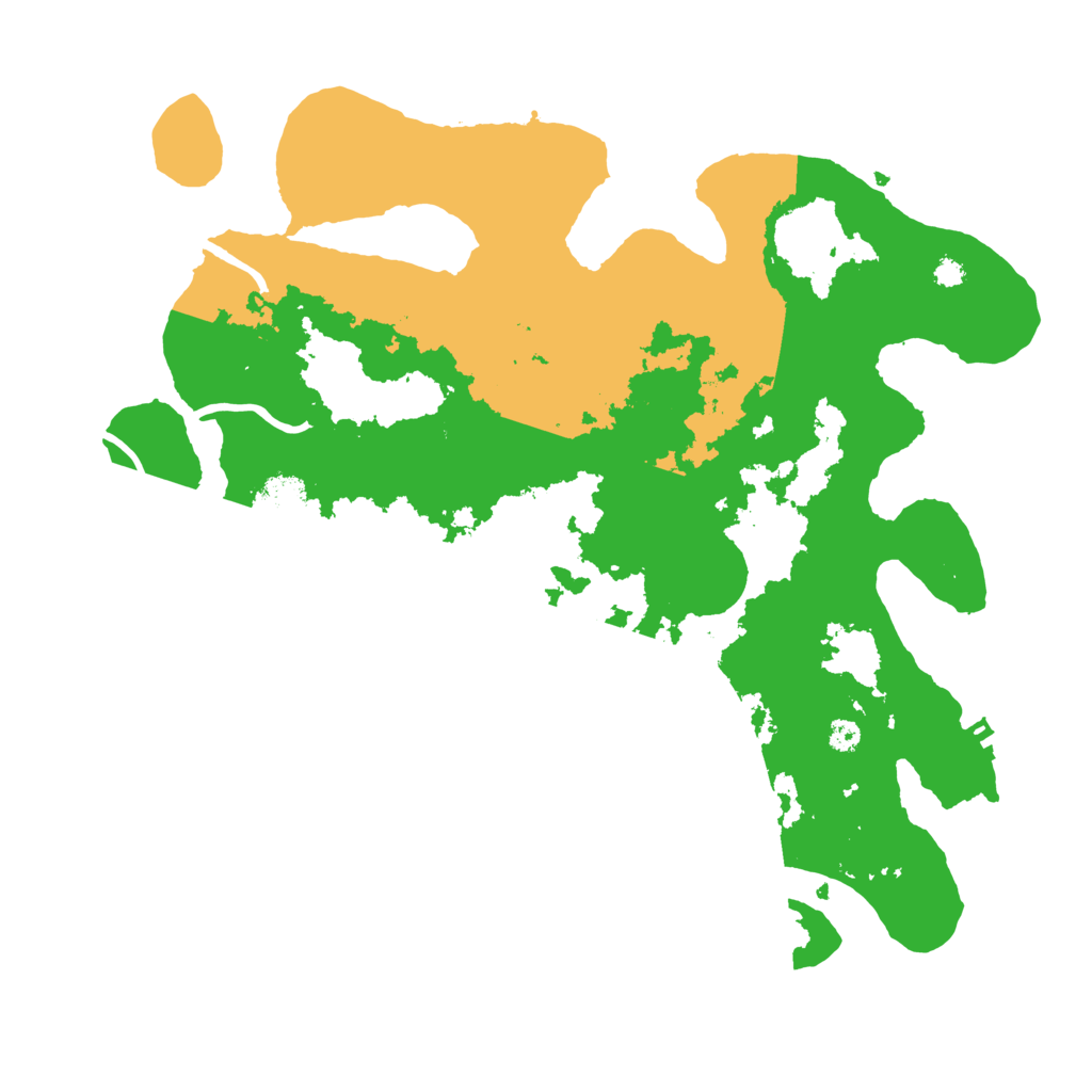 Biome Rust Map: Procedural Map, Size: 3500, Seed: 86719878