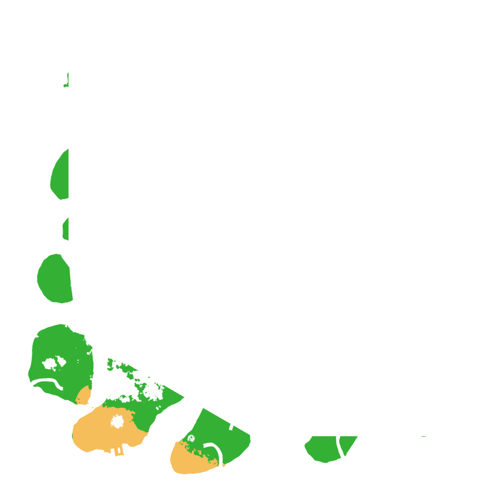 Biome Rust Map: Procedural Map, Size: 3500, Seed: 8832484