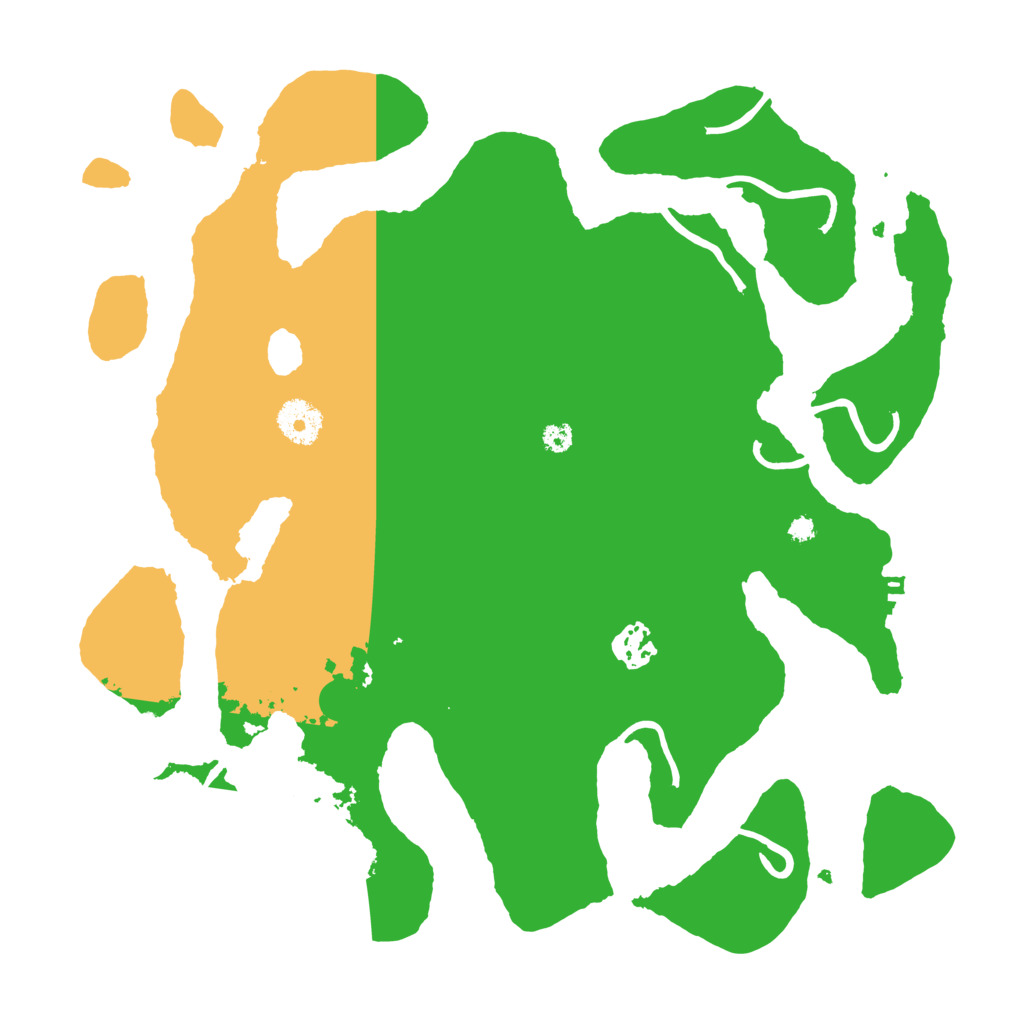 Biome Rust Map: Procedural Map, Size: 3500, Seed: 195