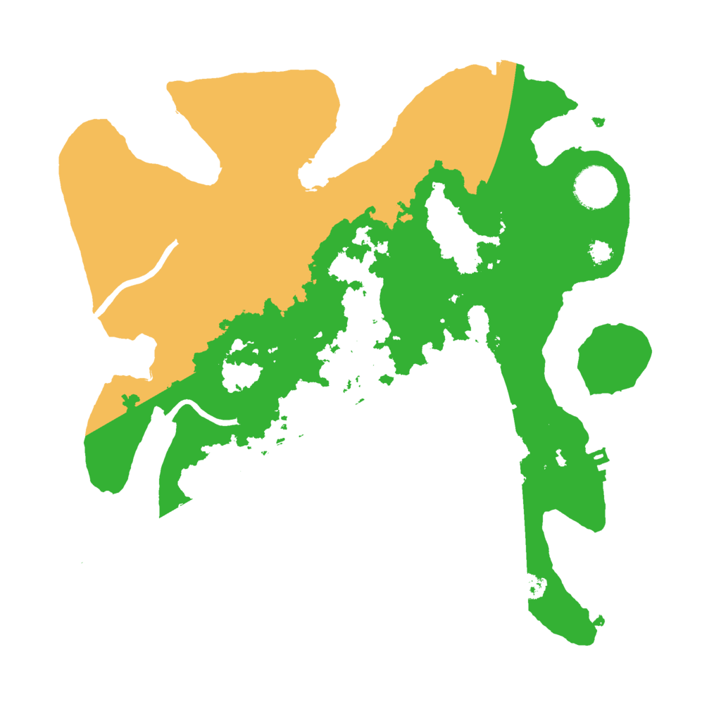 Biome Rust Map: Procedural Map, Size: 3000, Seed: 738388221