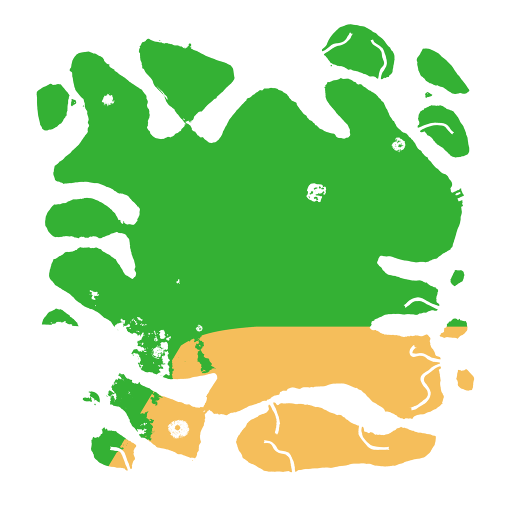 Biome Rust Map: Procedural Map, Size: 4000, Seed: 392797