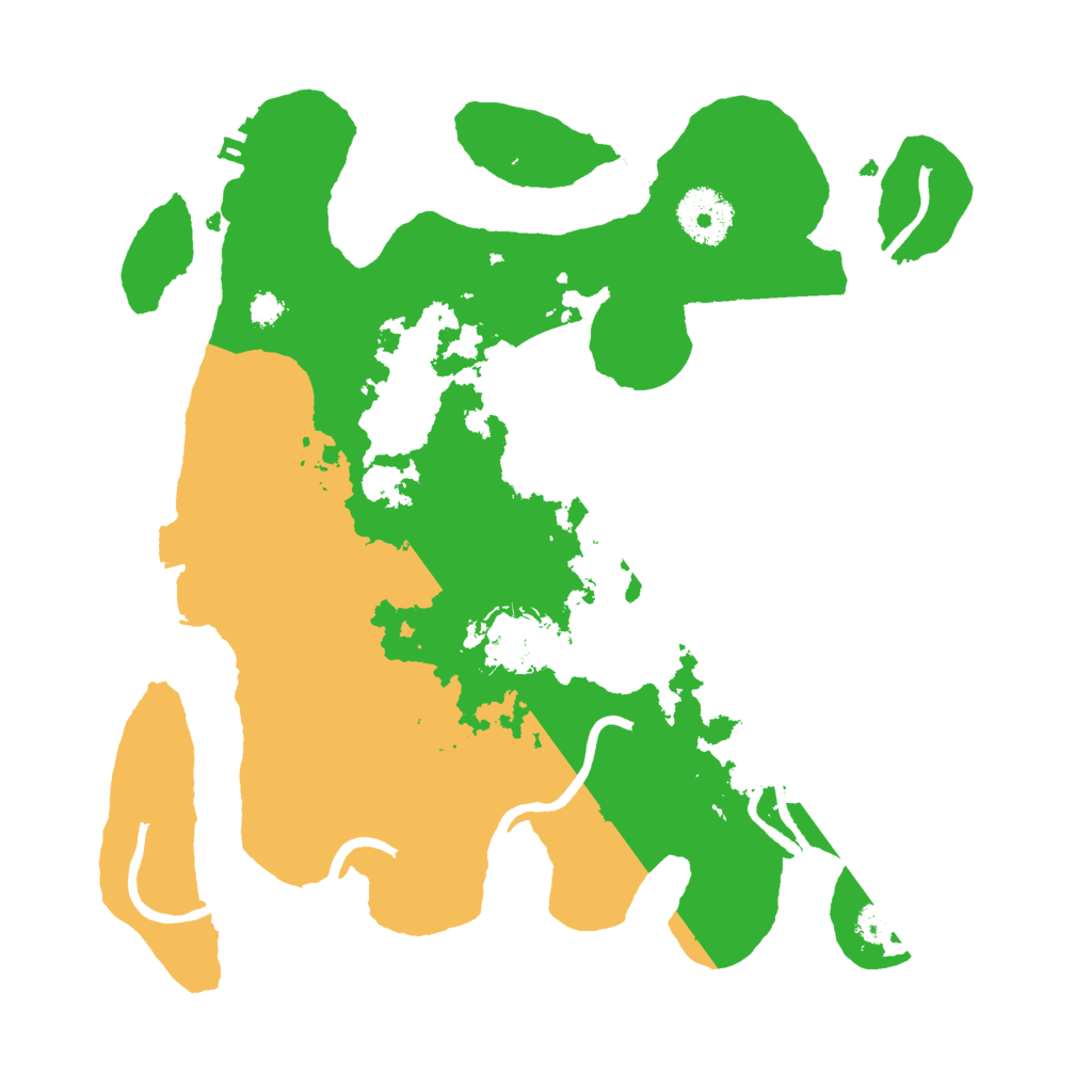 Biome Rust Map: Procedural Map, Size: 3000, Seed: 174135008