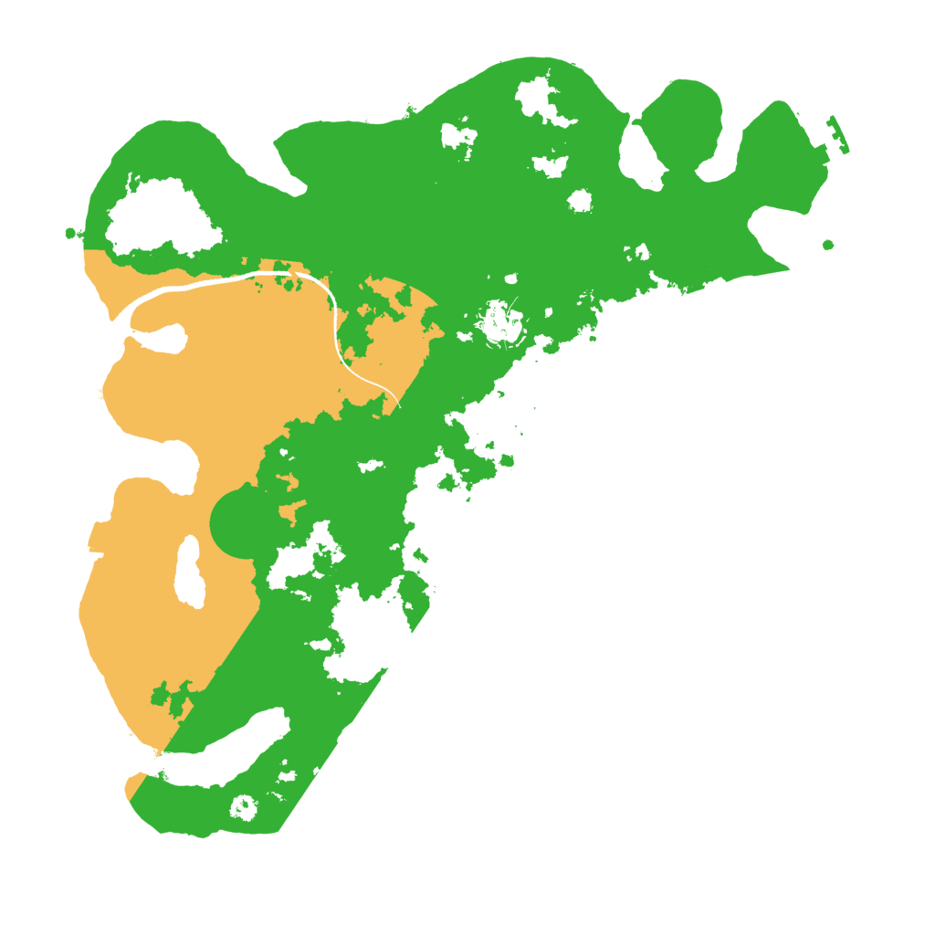 Biome Rust Map: Procedural Map, Size: 3550, Seed: 780641