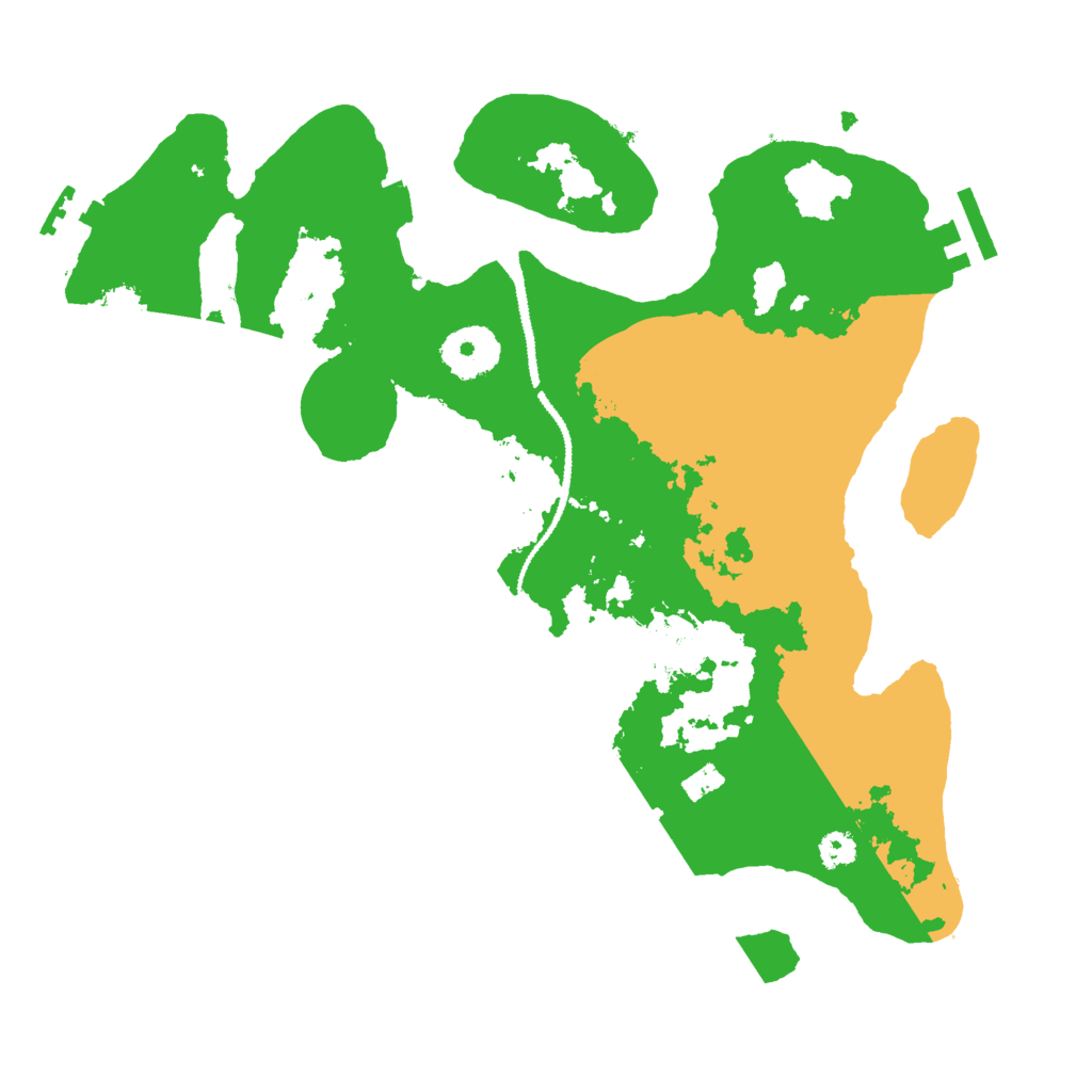 Biome Rust Map: Procedural Map, Size: 3000, Seed: 10263