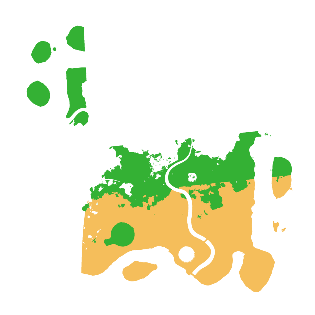 Biome Rust Map: Procedural Map, Size: 3500, Seed: 565656565