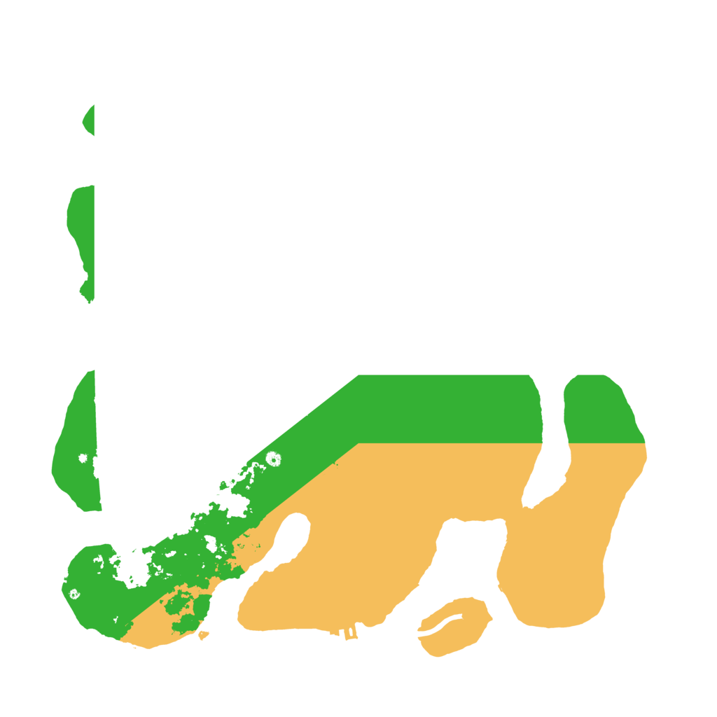 Biome Rust Map: Procedural Map, Size: 3550, Seed: 993815