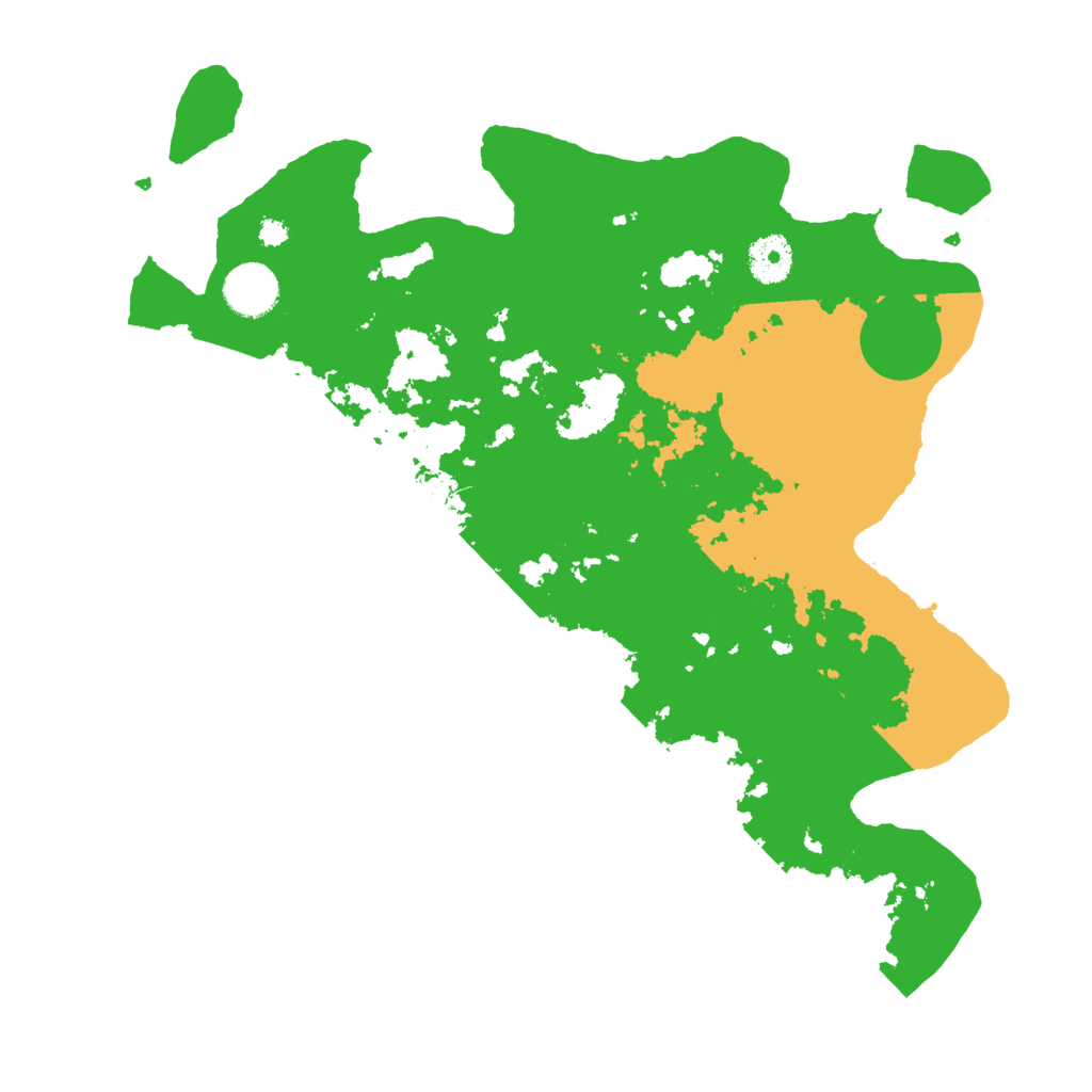 Biome Rust Map: Procedural Map, Size: 3550, Seed: 848631