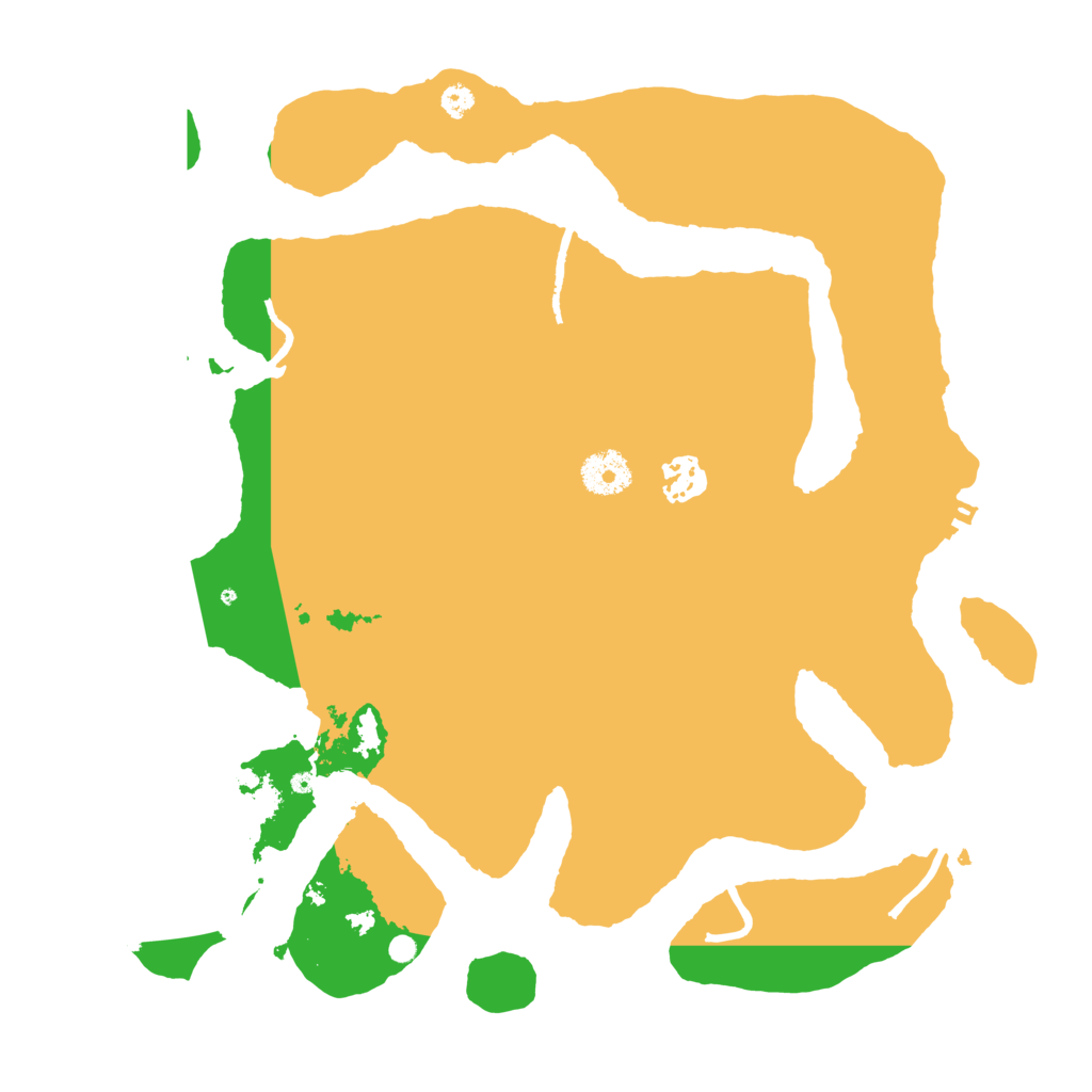 Biome Rust Map: Procedural Map, Size: 3500, Seed: 65706