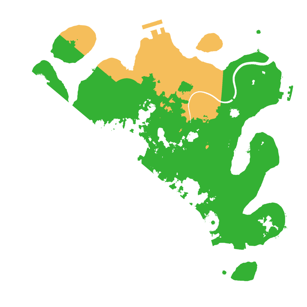Biome Rust Map: Procedural Map, Size: 3000, Seed: 35979958